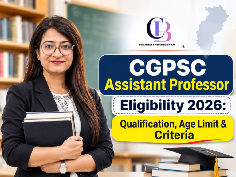 CGPSC Assistant Professor
